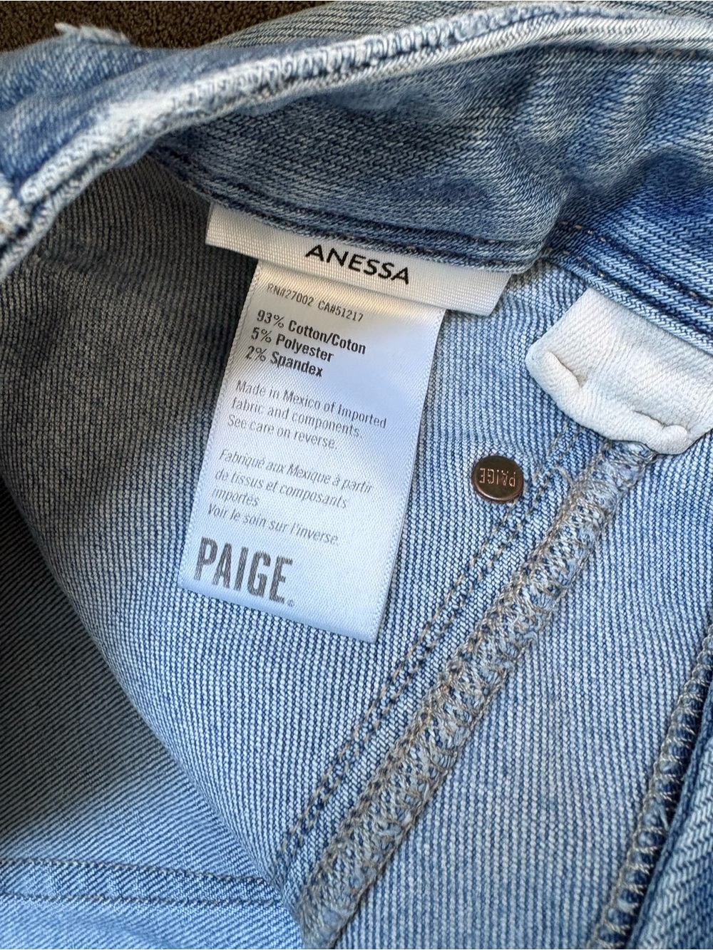 PAIGE Anessa Wide Leg High-Rise Jeans - Picture 6 of 6